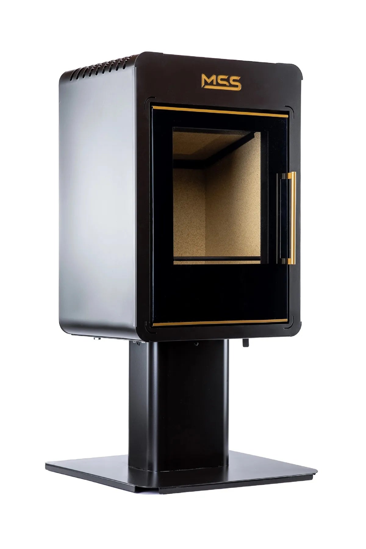 Designo Semineu Soba Pe Lemn 8 Kw Aur Import