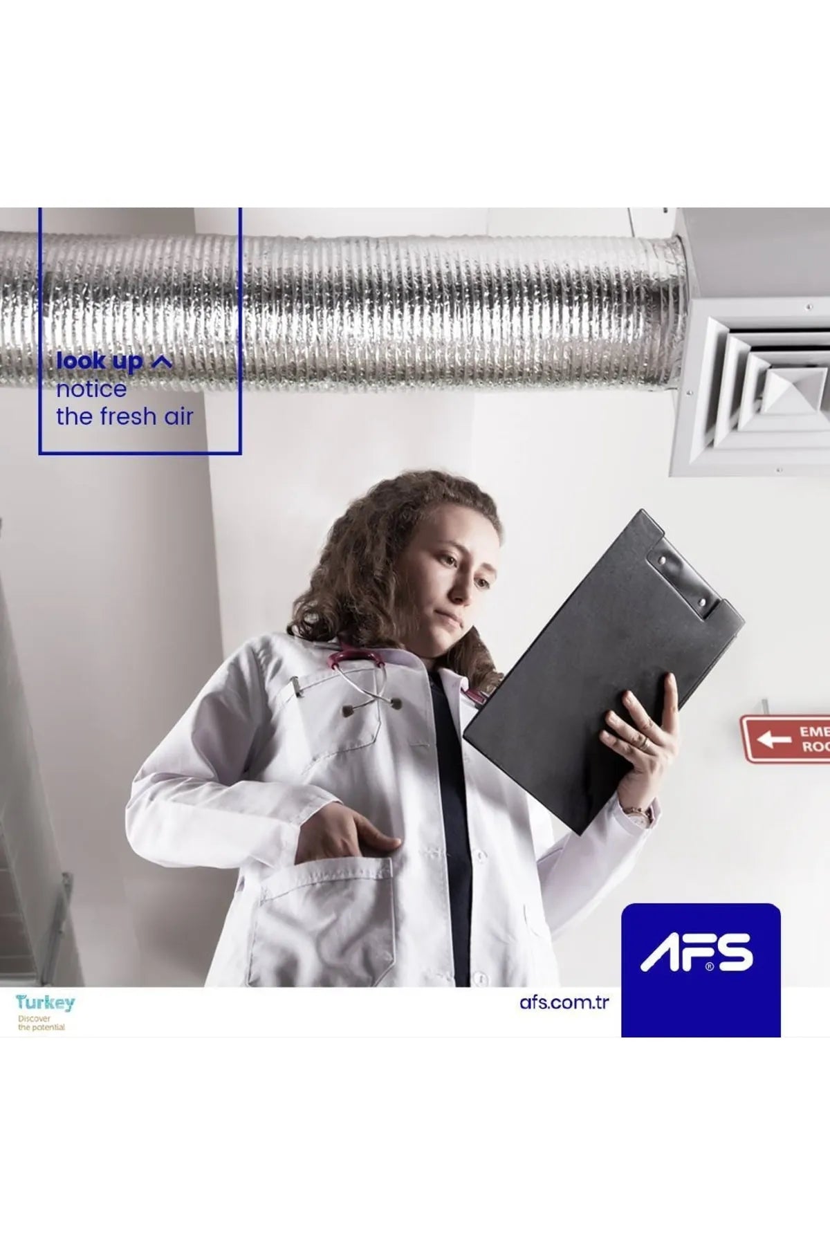 Conductă de aer flexibilă din aluminiu neizolat Afs Ø68mm (1 cutie / 10 metri) compatibil