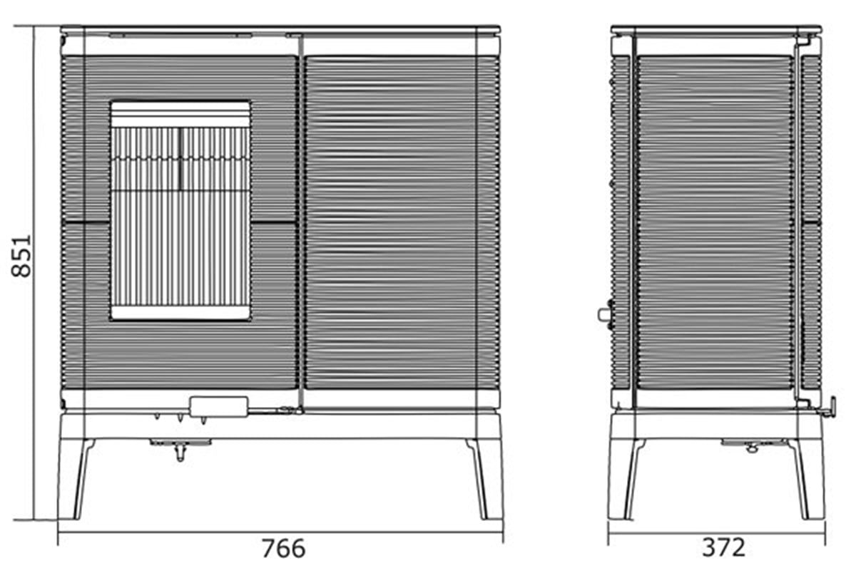 Invicta Akimix Odun Ve Pellet Sobası 6190 44