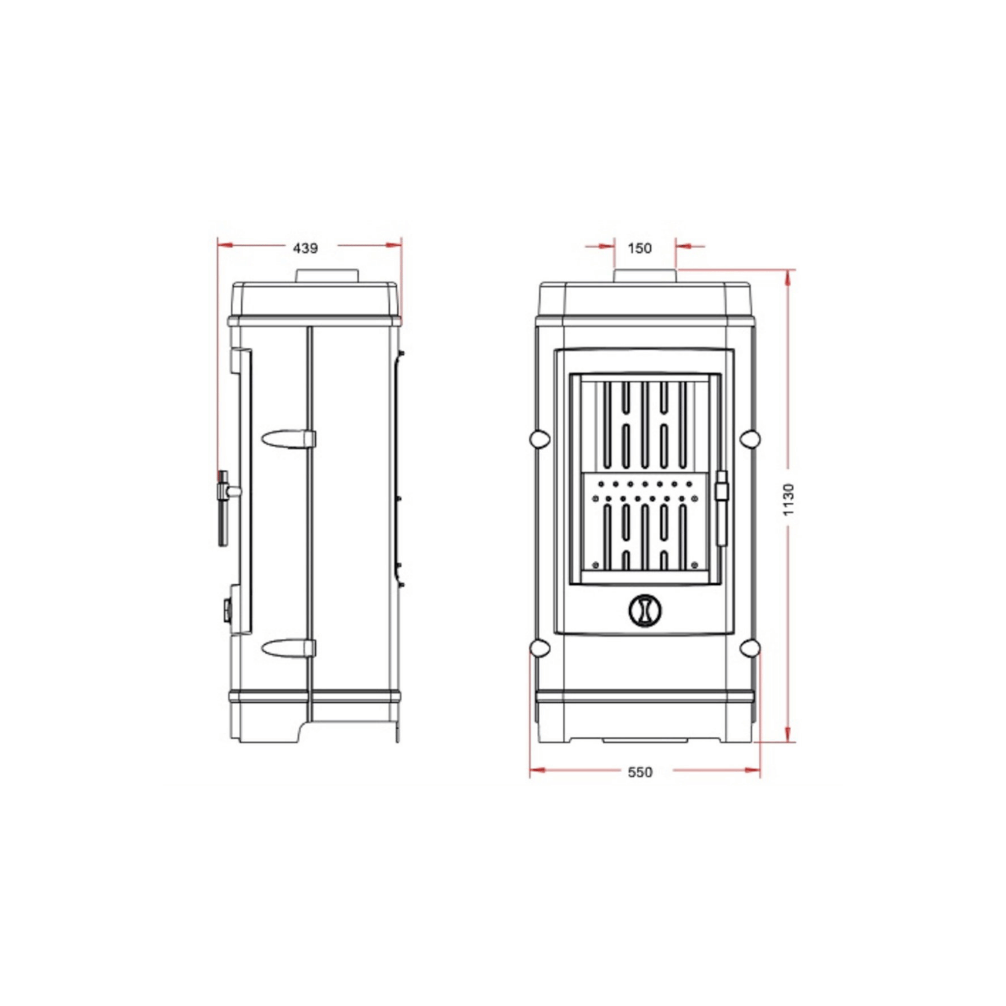 Invicta Balham Döküm Odun Sobası 9015 84