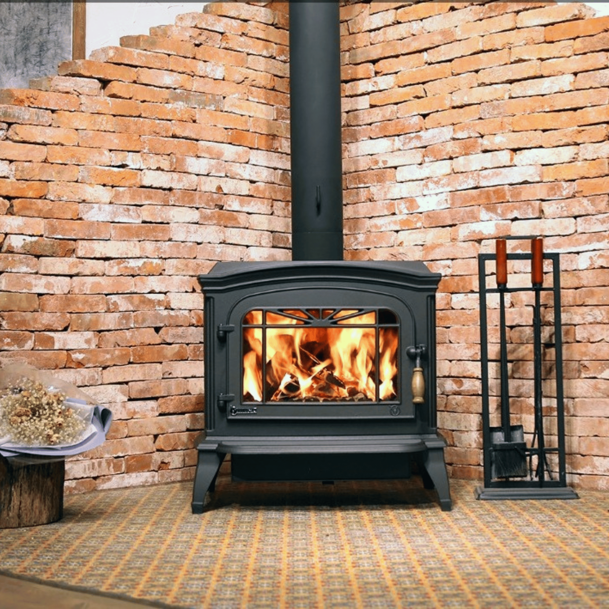 Invicta Bradford Döküm Odun Sobası Antrasit 9173-44