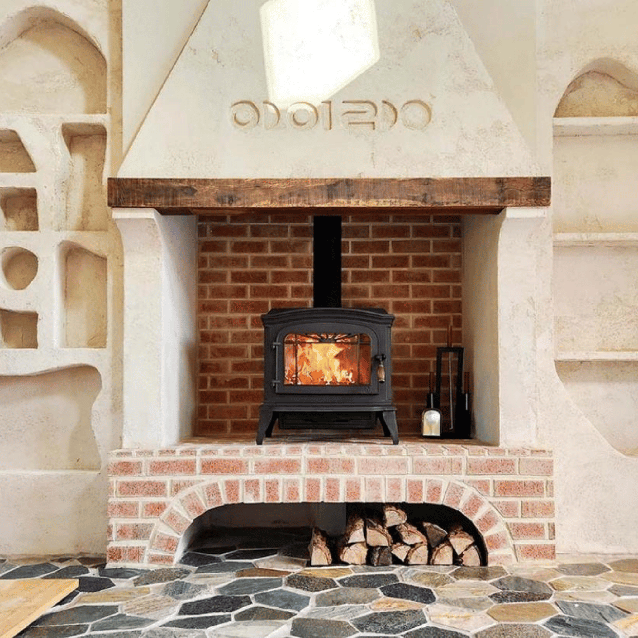 Invicta Bradford Döküm Odun Sobası Antrasit 9173-44