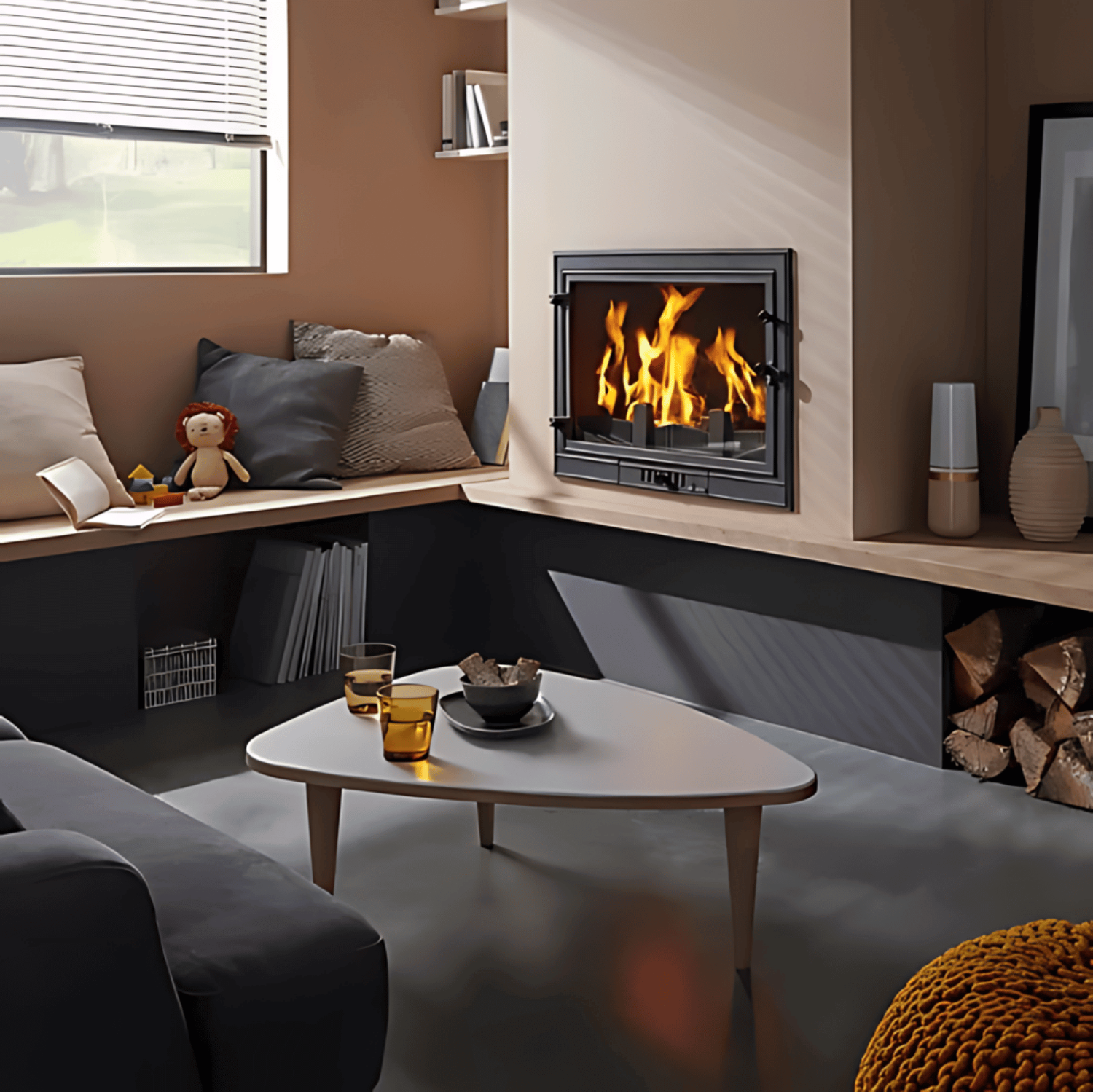 Invicta Döküm Şömine Haznesi