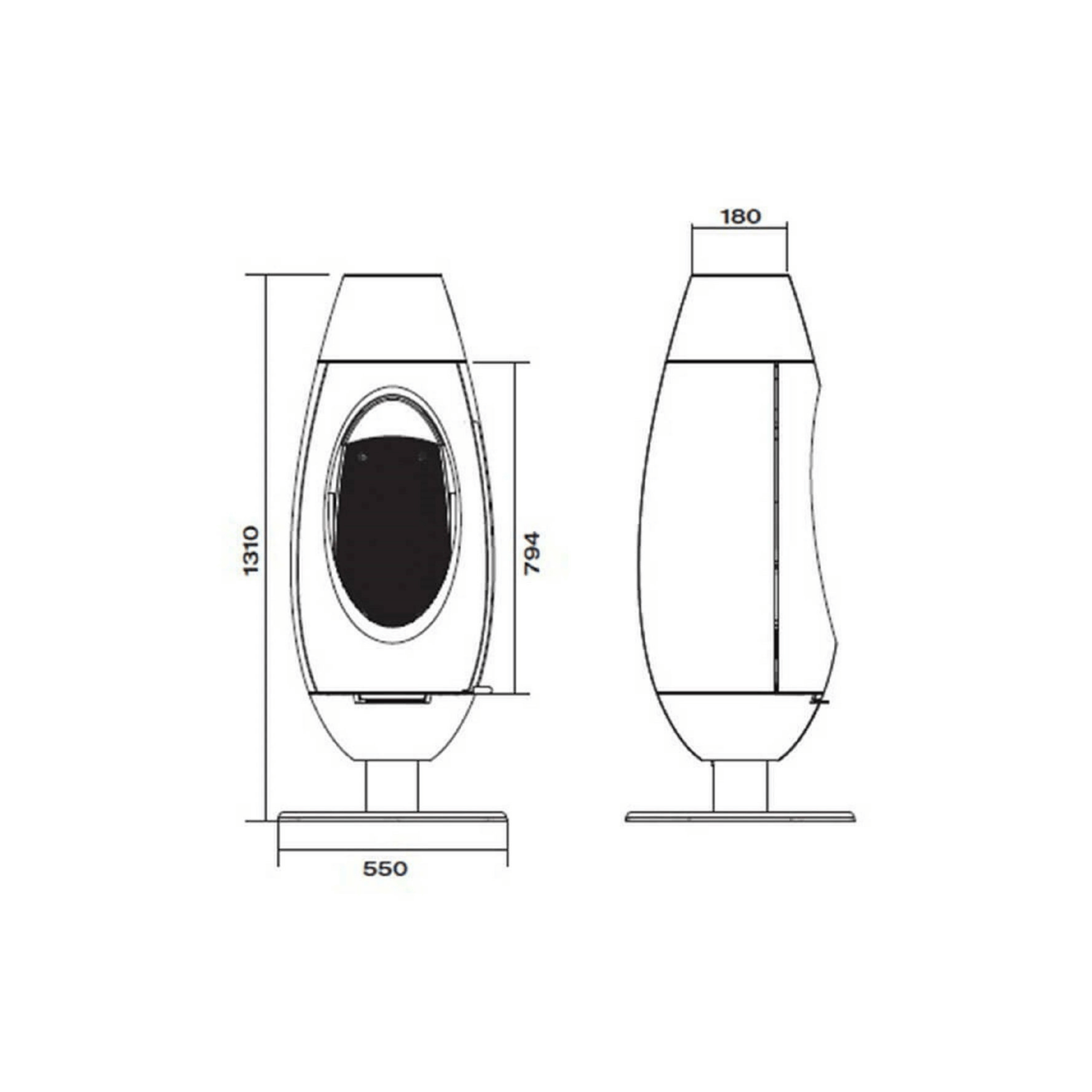 Invicta Ove Holzofen aus Gusseisen 9149 44
